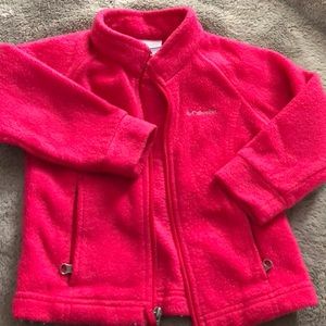 Columbia fleece jacket w zip pockets